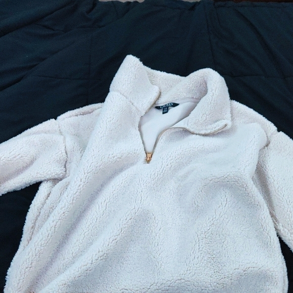 Polo Lauren women's fuzzy fleece pullover sweater - Picture 4 of 4